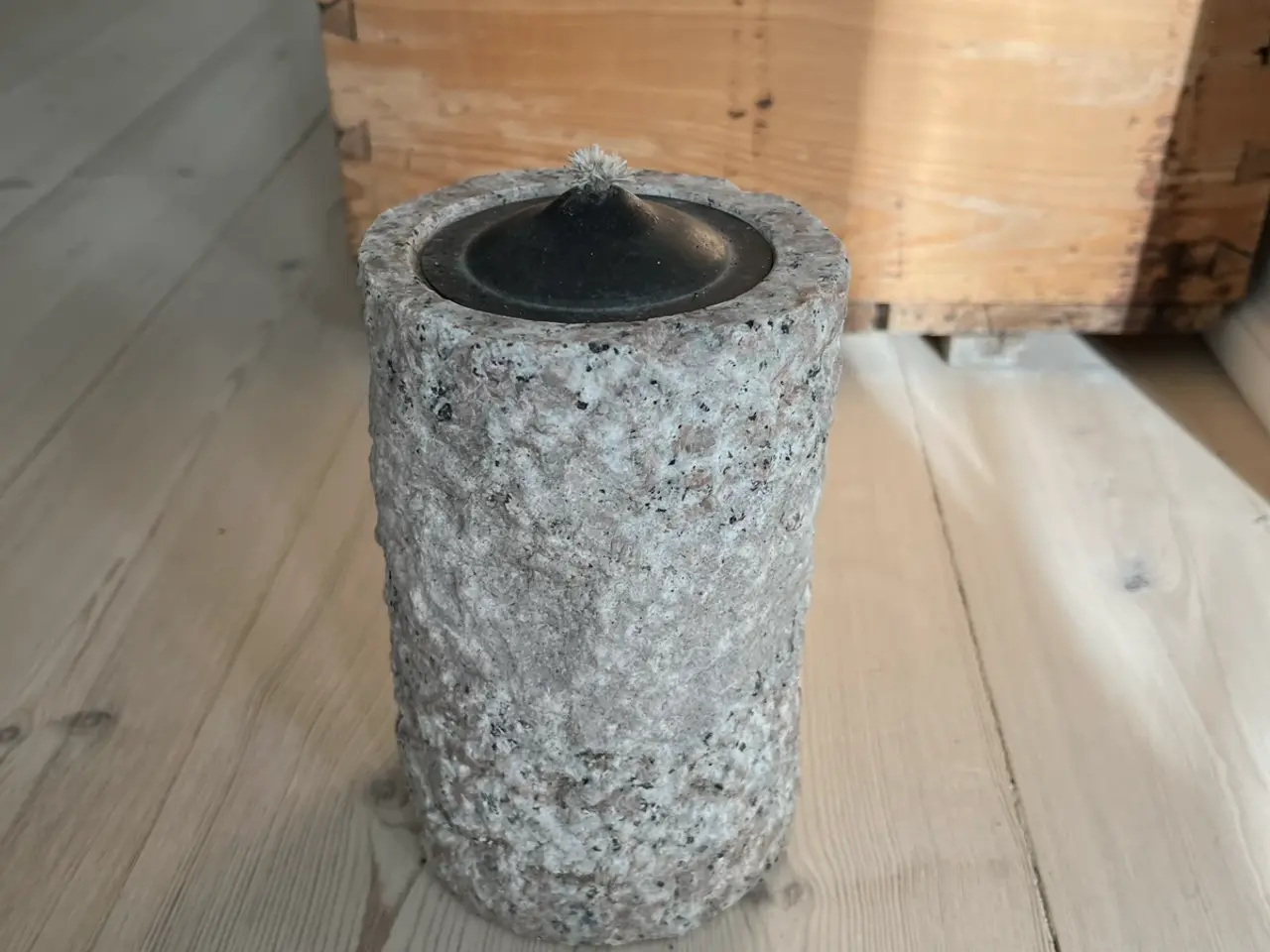 Billede 1 - Olielampe i granit