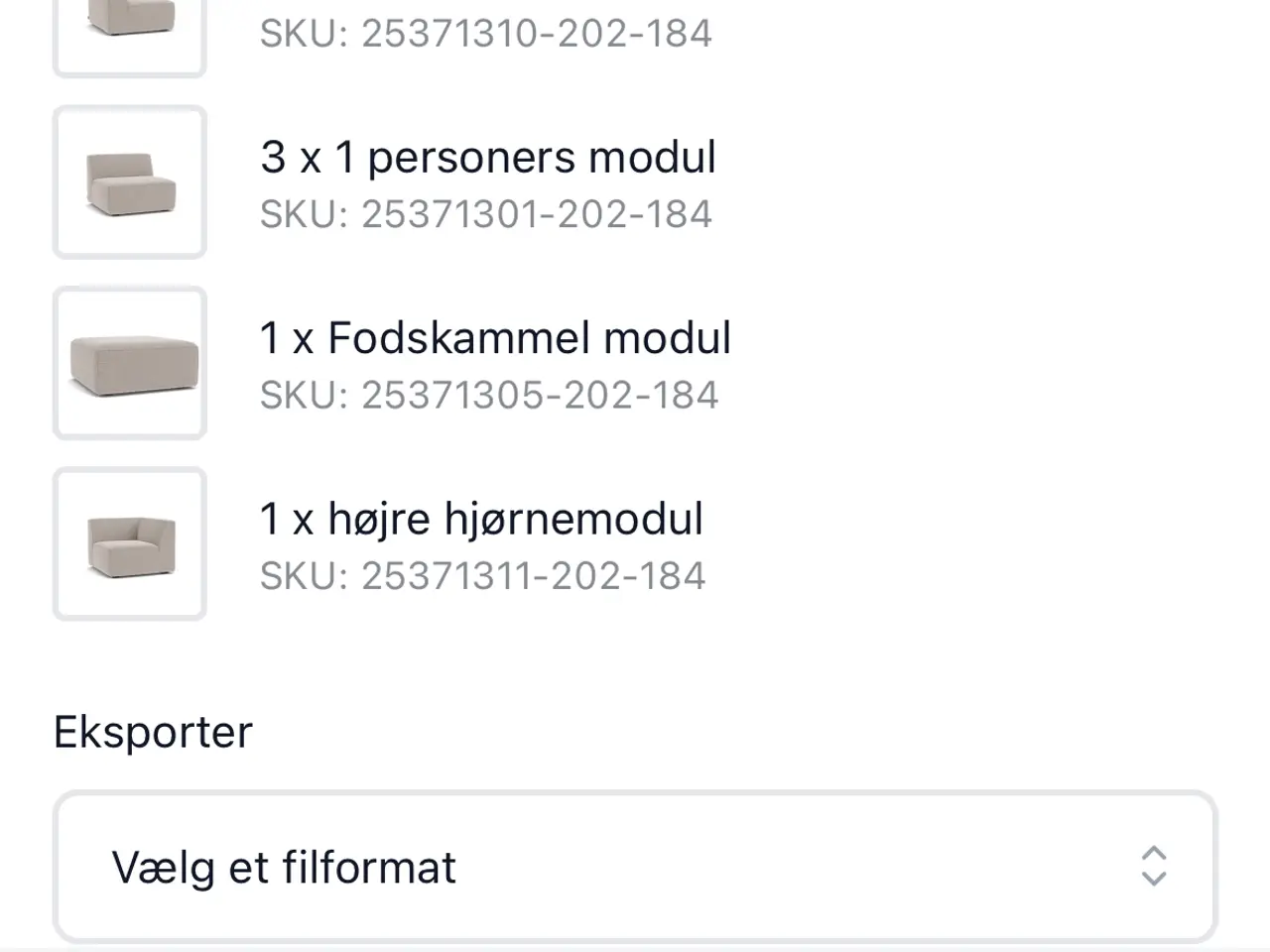 Billede 5 - Modul sofa i grå