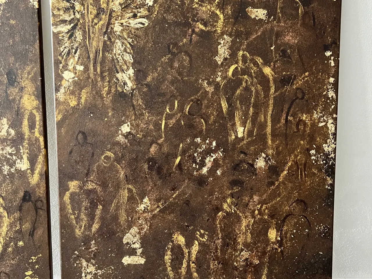 Billede 3 - Ukendt Kunst Abstrakte Malerier Sæt af 2