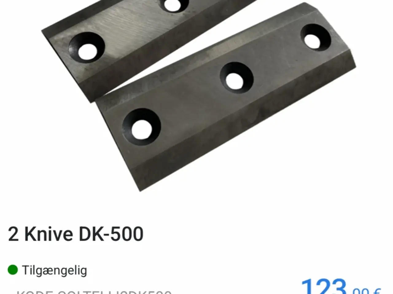 Billede 2 - Ny Knive og ramme til Flishugger