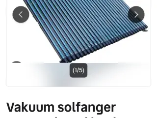 Solfanger 30 vacumrør