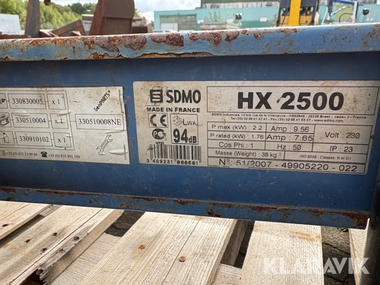 Billede 10 - Generator SDMO HX 2500