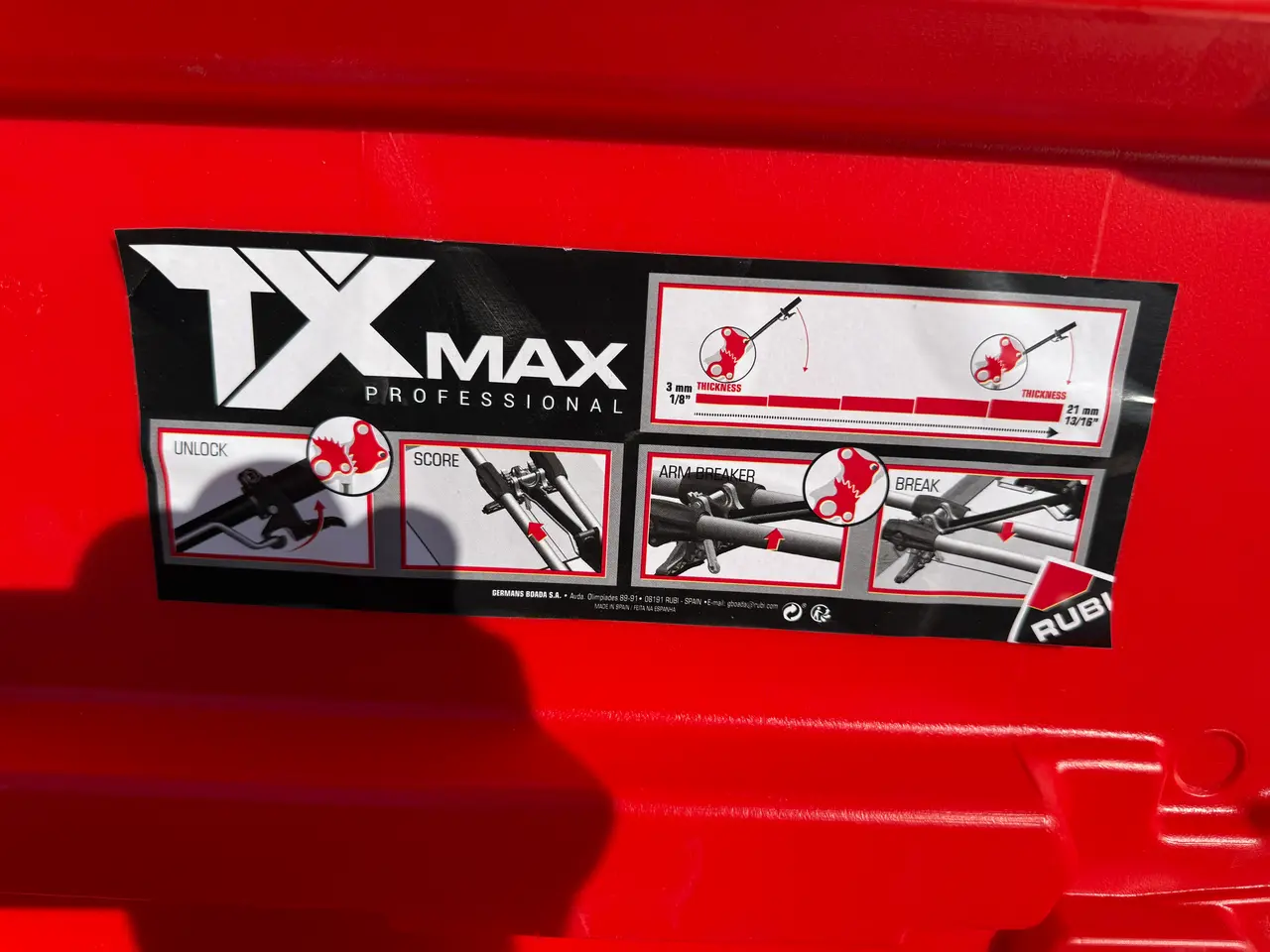 Billede 9 - Rubi Fliseskærer TX-1020 MAX