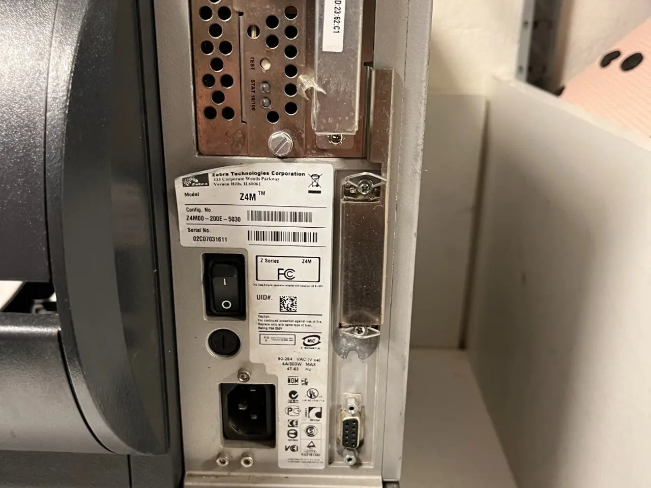 Billede 14 - Zebra Z4Mplus Z4M00-200E-5030 Thermal Label 203DPI