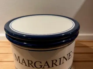 Smuk Vintage Knabstrup Margarine-krukke m/krakelé