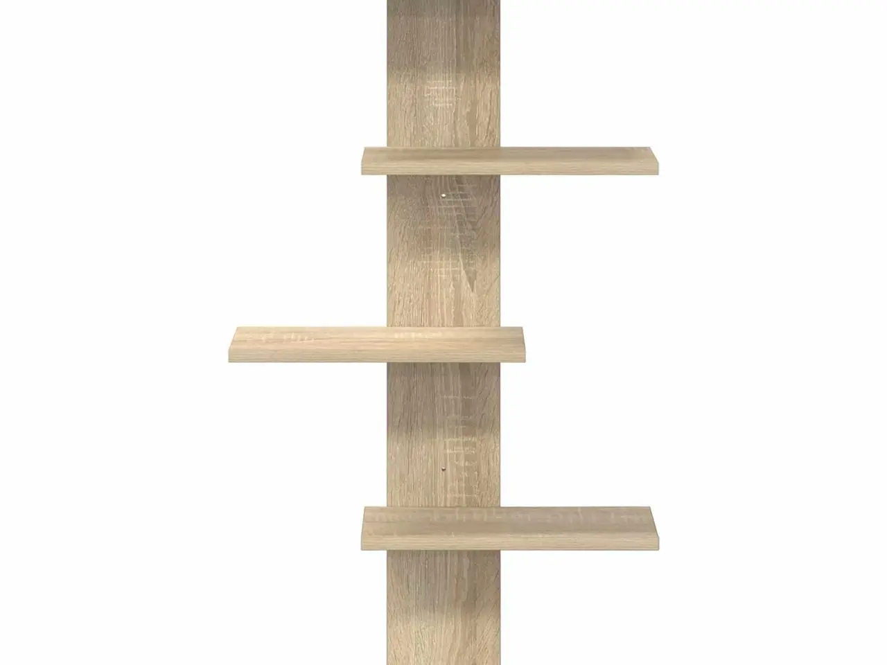 Billede 4 - Væghængt flydende hylde i sonoma-eg 48,5 x 15 x 101 cm