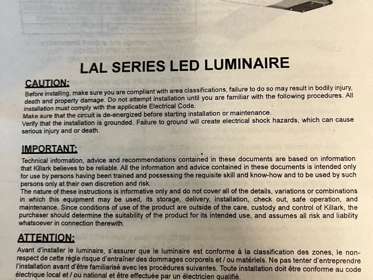 Billede 8 - Killark LALFP630L3D 45W LED Hazardous Location