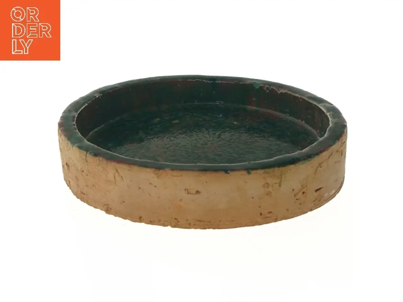 Billede 1 - Rund keramisk og dekorativ skål (str. Ø 26 cm)
