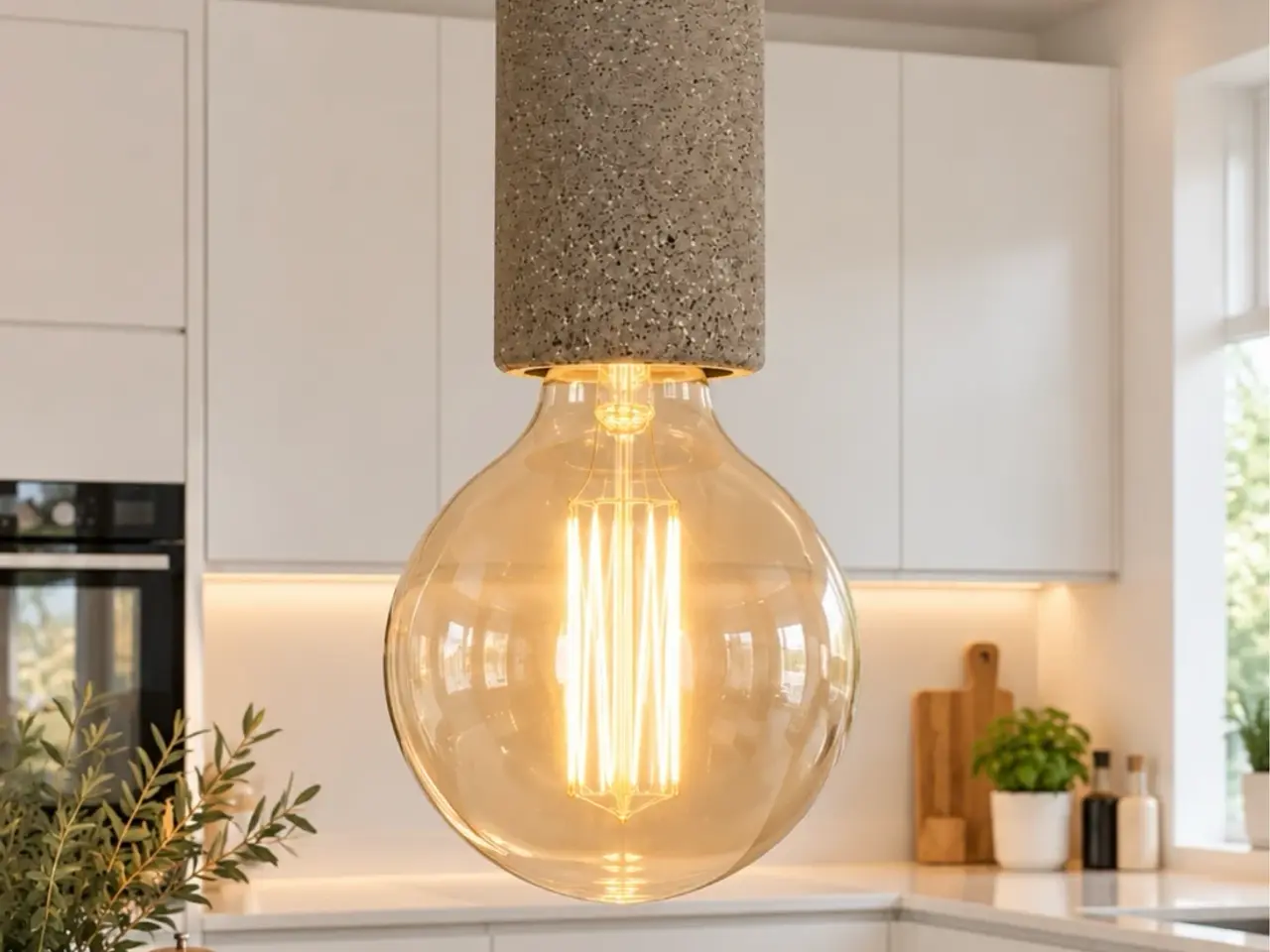 Billede 5 - 5 Beton loft lamper