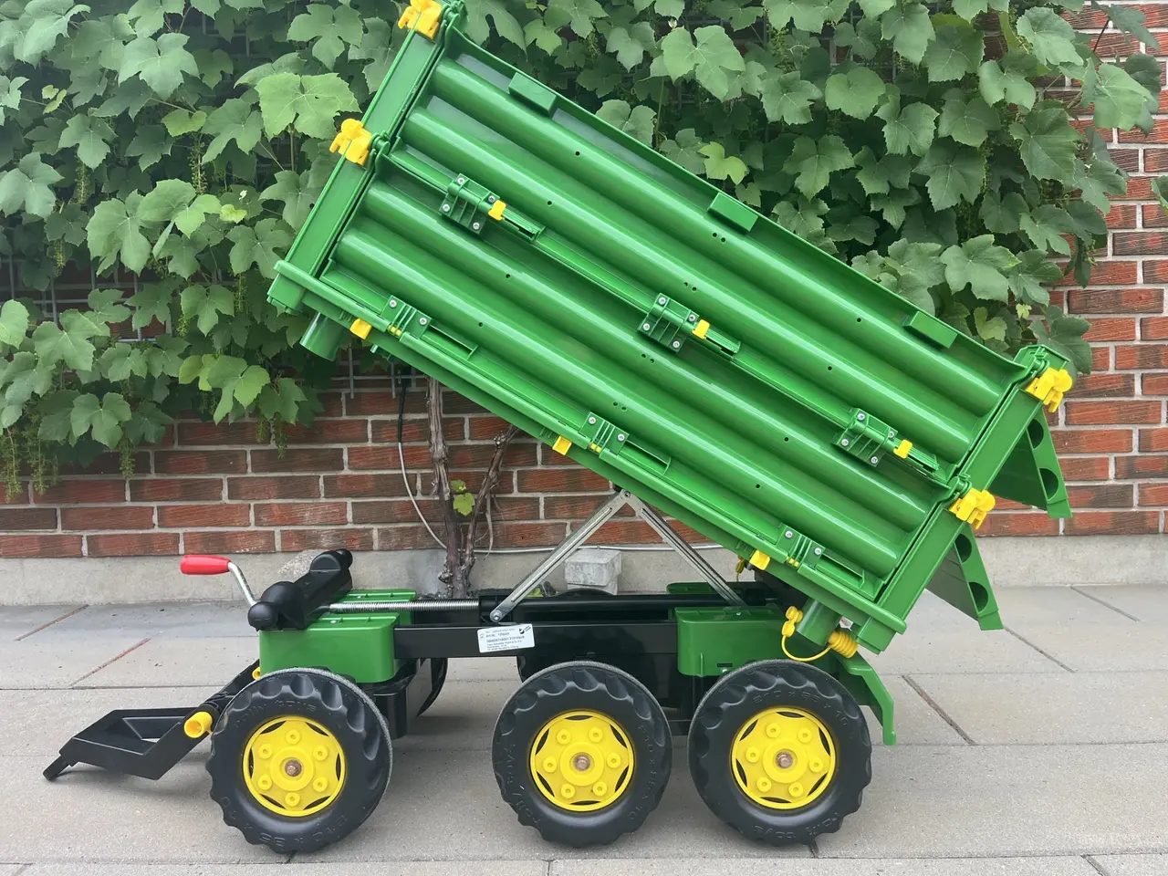 Billede 4 - John Deere pedaltraktor med stor tipvogn – luksusm