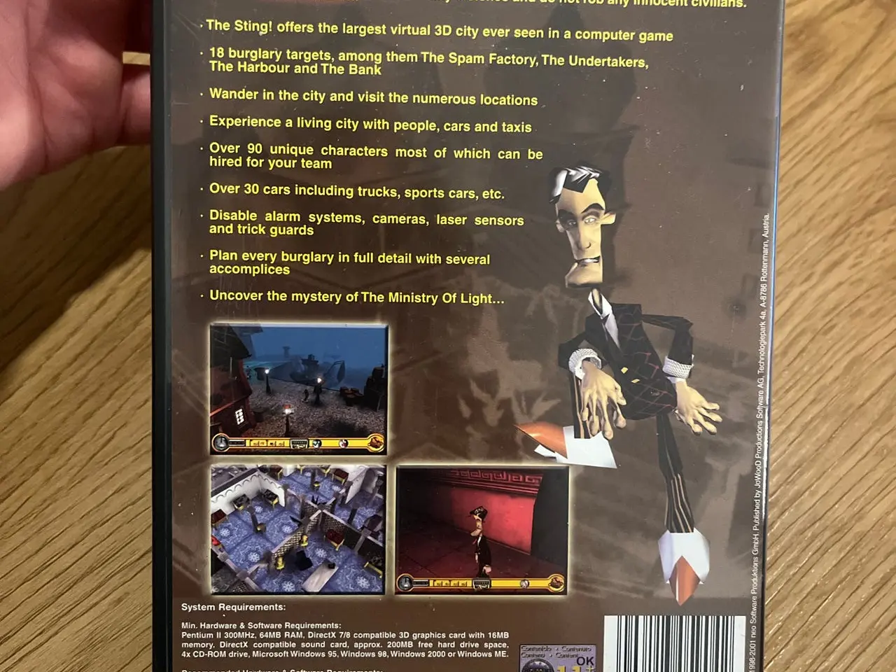 Billede 2 - Wadjet Eye Games The Sting PC spil