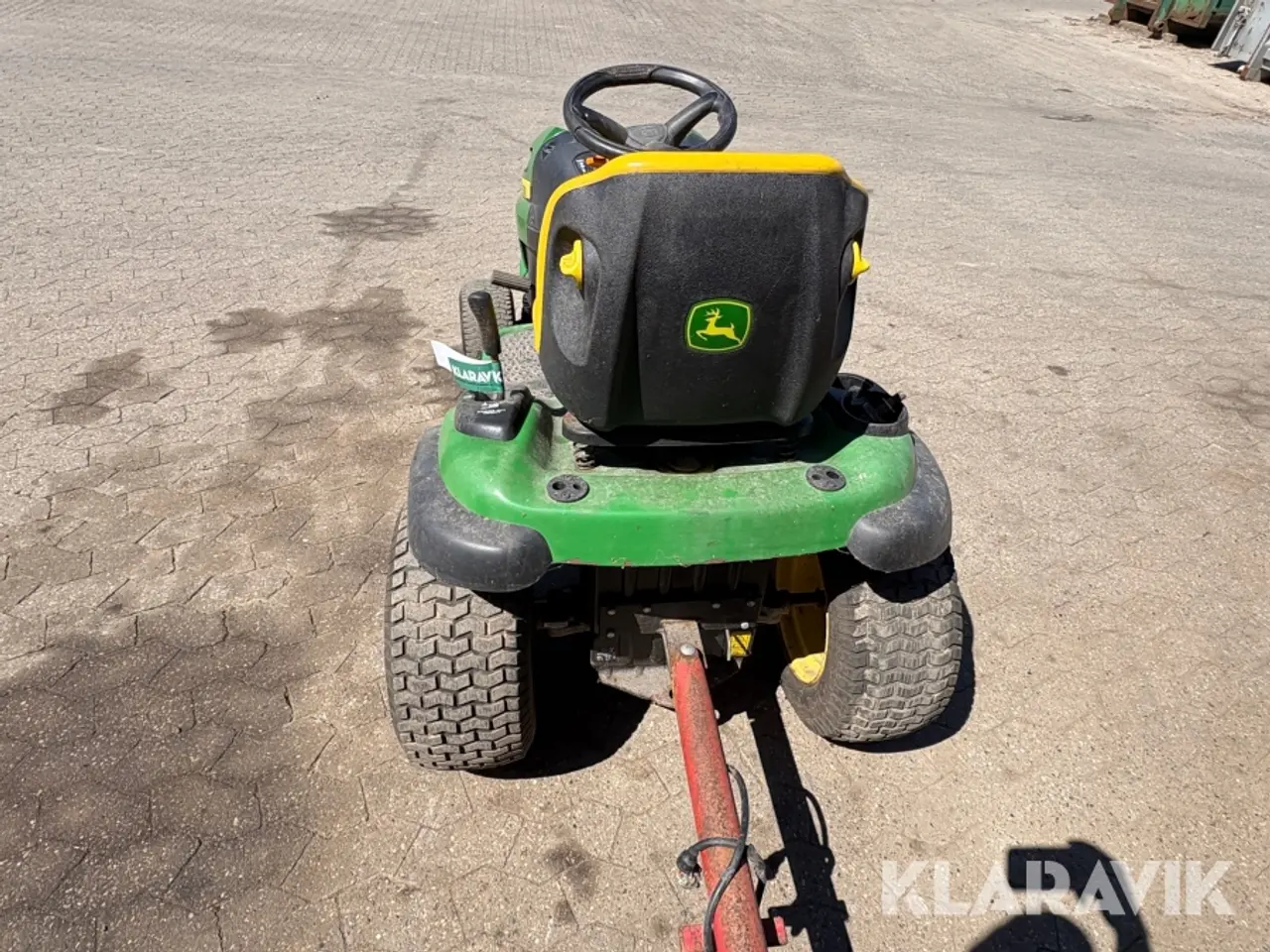 Billede 5 - Havetraktor John Deere X140 med vogn