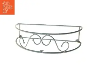 Vægophængt hylde i metal (str. 52x27x13 cm)