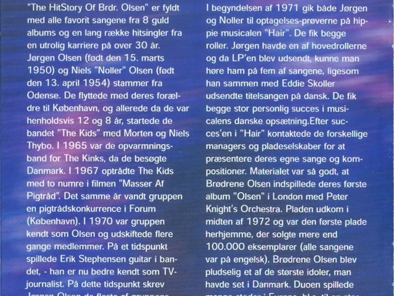 Billede 7 - Brdr. Olsen – Angelina (The HitStory Of… – CD