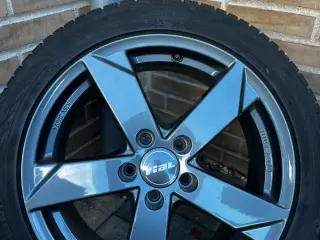 ❄️ 17” RIAL GRAPHITE ALUFÆLGE + Nye Vinterdæk