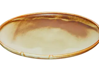 24 stk. Shadow flad tallerken uden fane, brun, ø29 cm