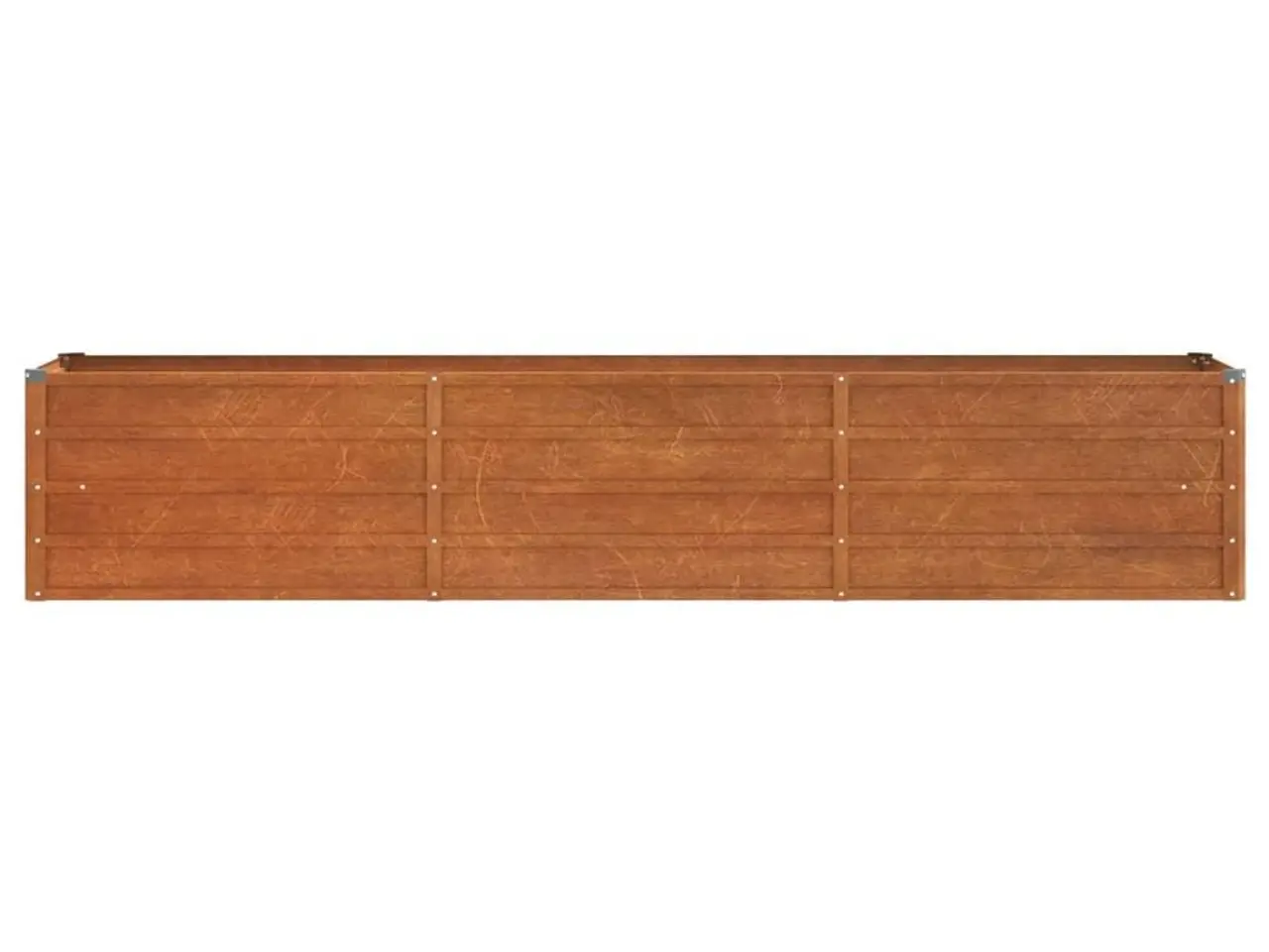 Billede 4 - Højbed i cortenstål 240×40×45 cm - rustfarvet plantekasse