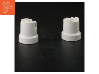 Lampefatninger porcelæn (str. 4,5 cm)