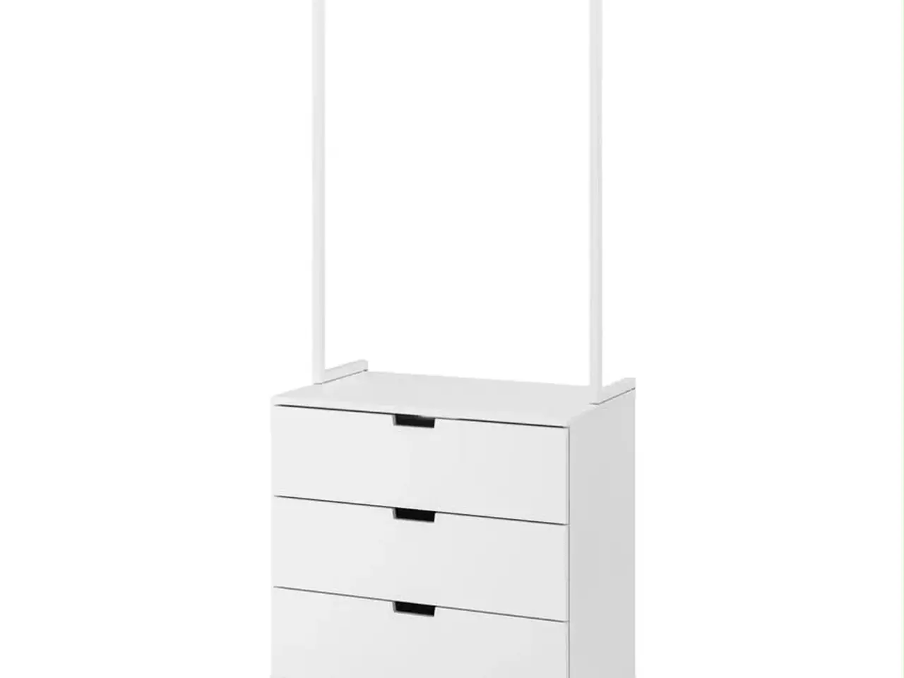 Billede 2 - Nordli kommode med tilhørende bøjlestang