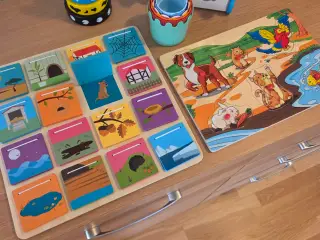 Forskelligt legetøj, 1-3 år. Som nyt