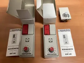 Regulering m /glim lampe 