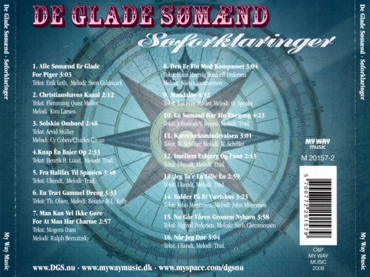 Billede 3 - De Glade Sømænd – Søforklaringer – CD