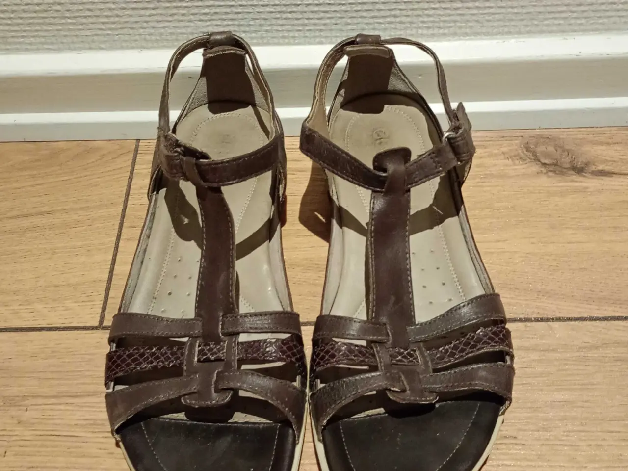 Billede 1 - Damesandaler , Ecco, skind, str. 41.