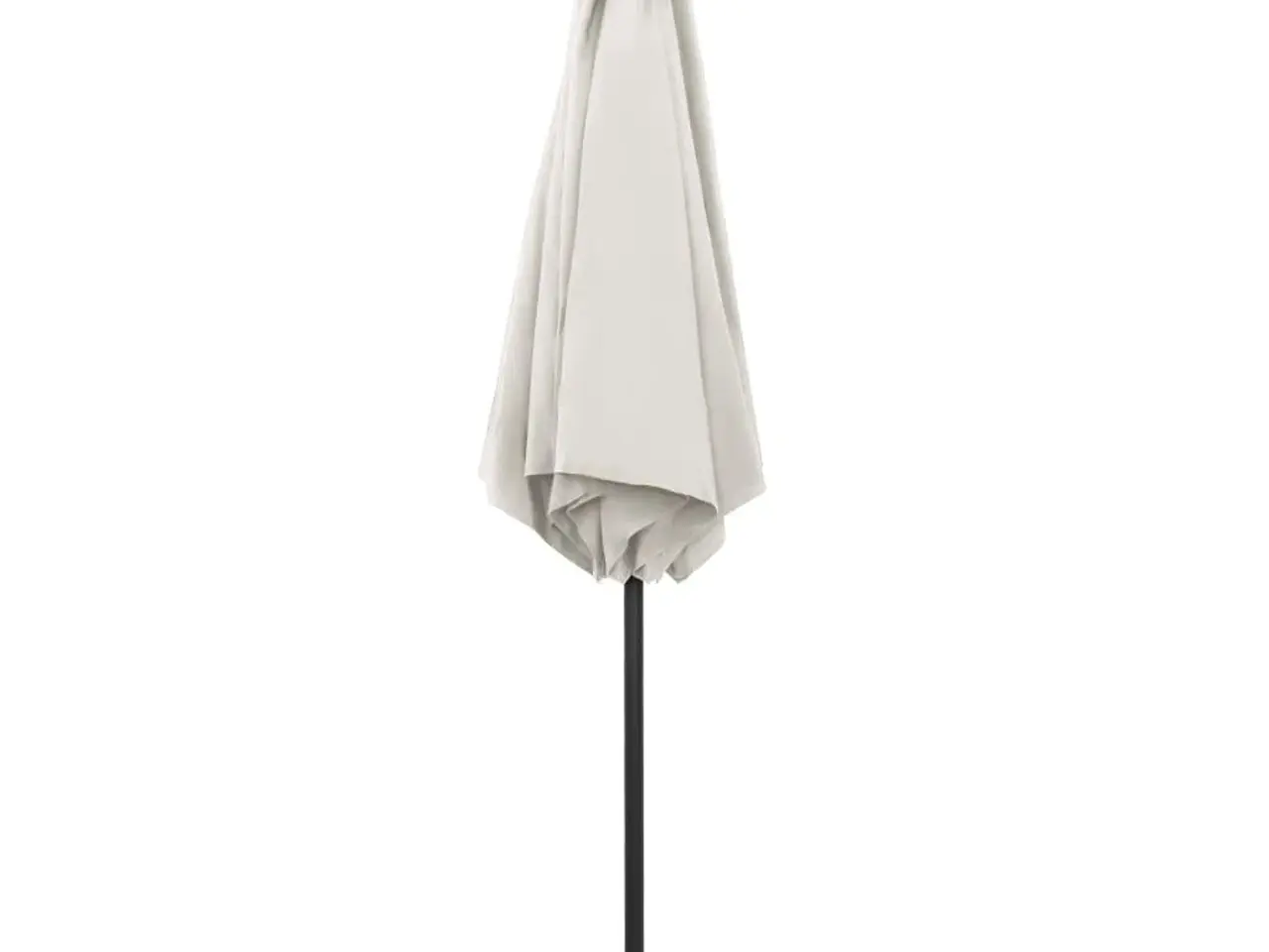 Billede 5 - Parasol med LED-lys og aluminiumsstang 270 cm sandhvid