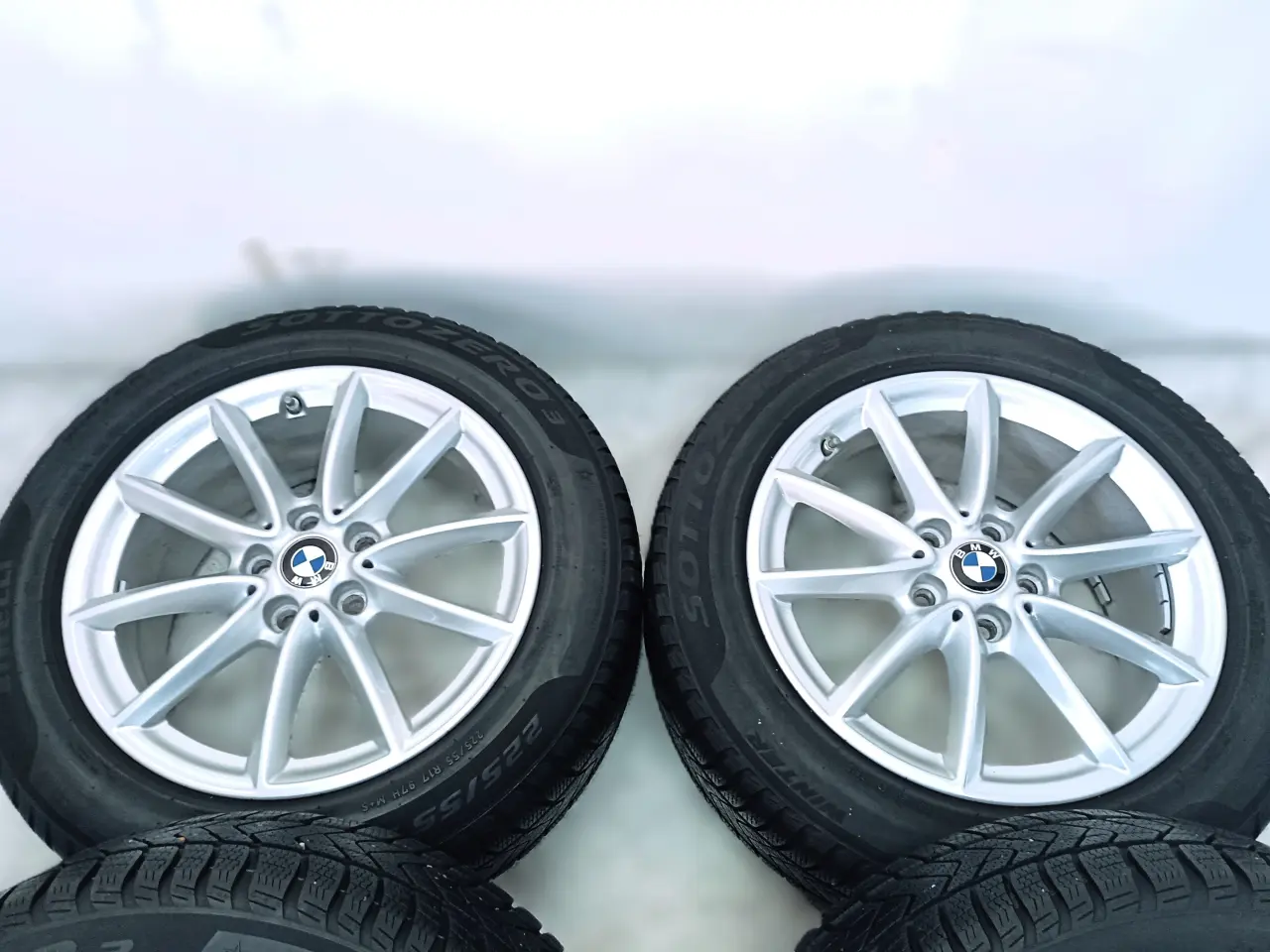 Billede 4 - 5x112 17" ET52 nav 66,6ø BMW vintersæt inkl.TPMS