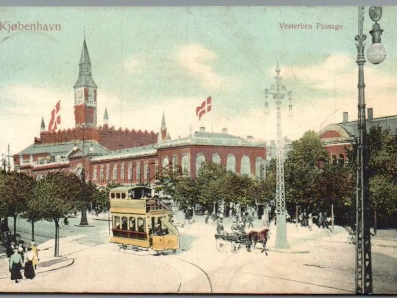 Billede 1 - København - Vesterbros Passage - Postkort - Brugt
