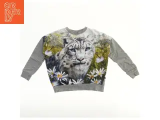 Molo sweatshirt med sneleopardprint (str. 128)