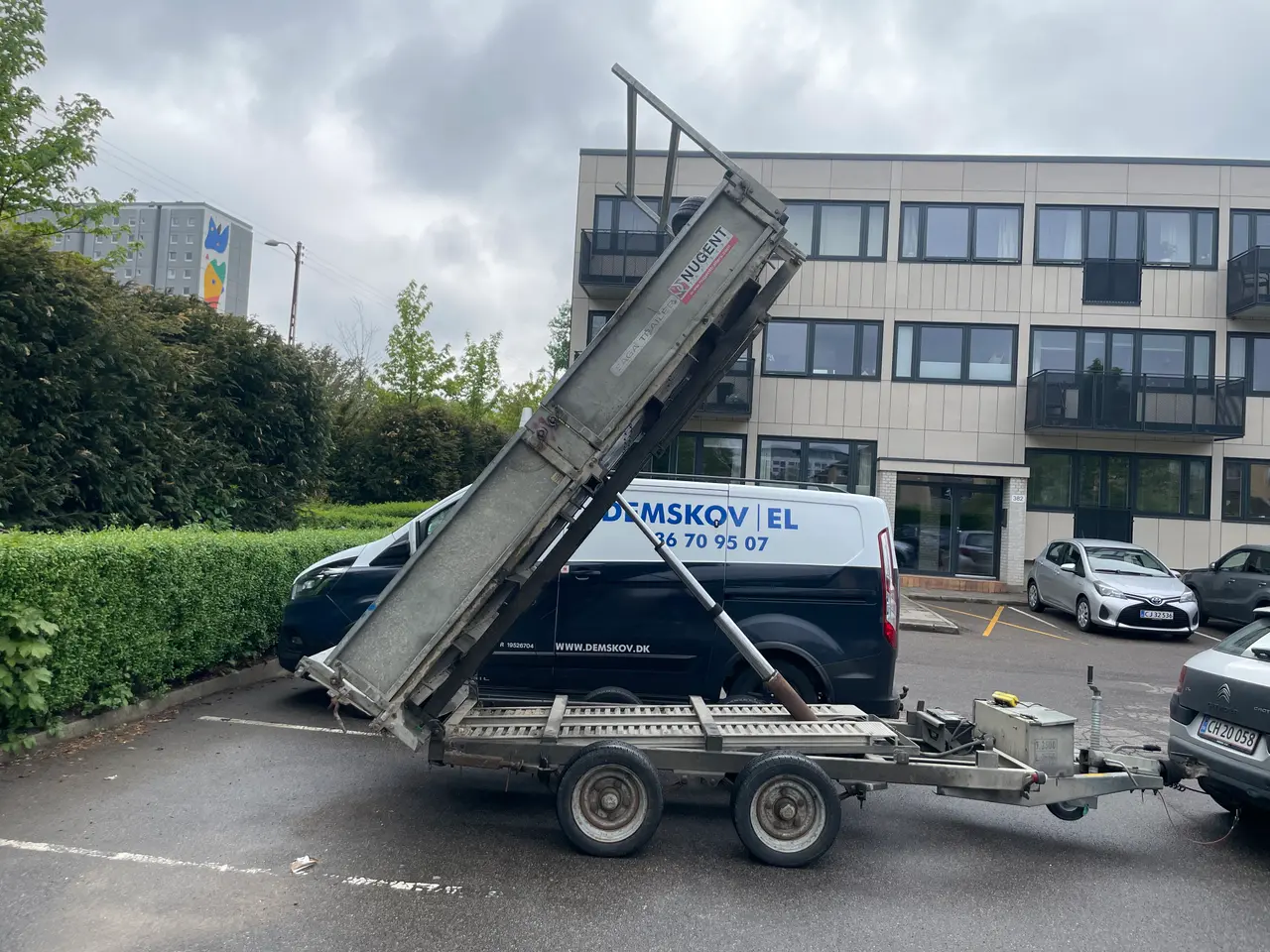 Billede 1 - Nugent boogie tiptrailer 3500 KG med  næskasse 