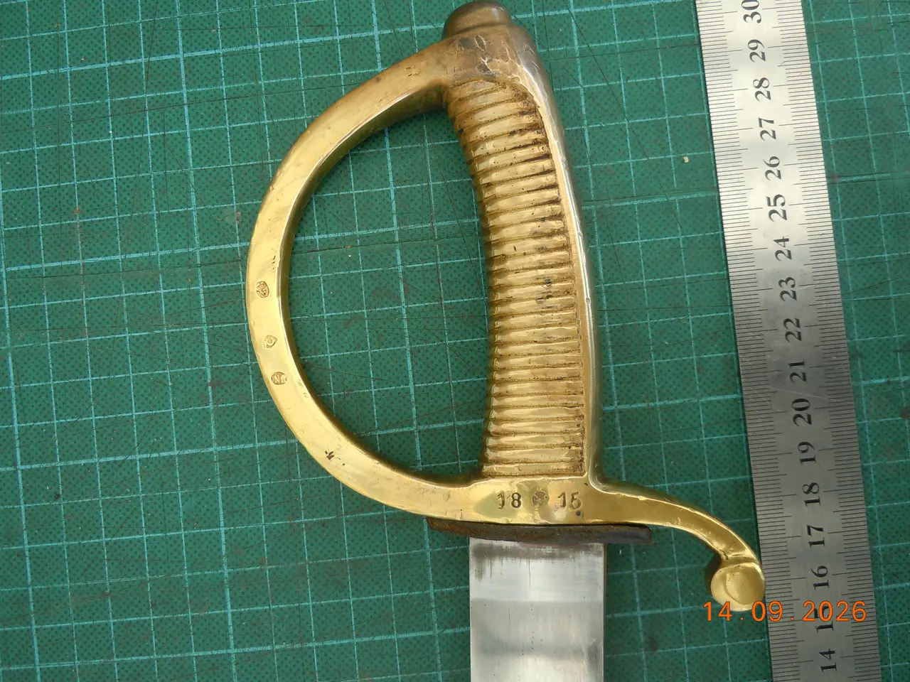 Billede 2 - Fodfolkssabel, Sabre Briquet, Livgardesabel 1854.