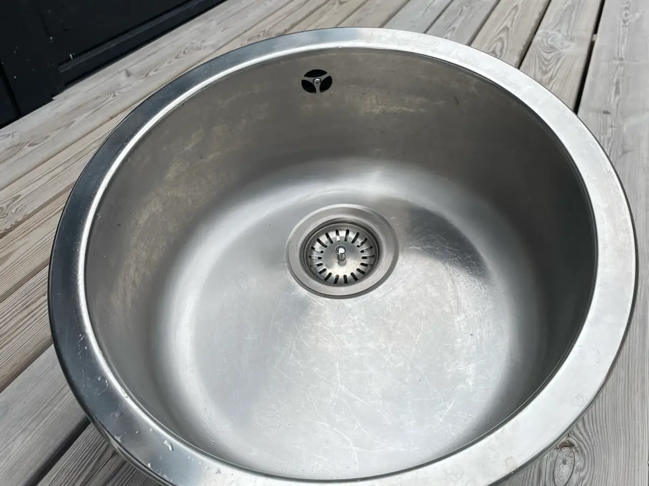 Billede 1 - Rund rustfri stålvask ø 390 mm
