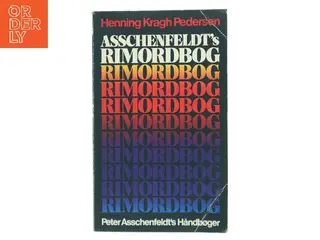 Asschenfeldt's Rimordbog af Henning Kragh Pedersen (Bog)