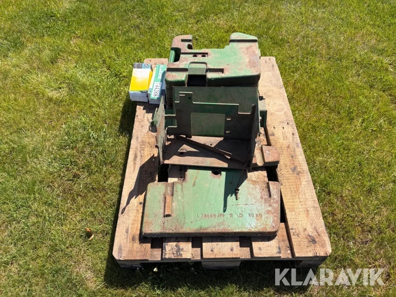 Billede 4 - Vægtklodser John Deere 5 styk x 50 kg
