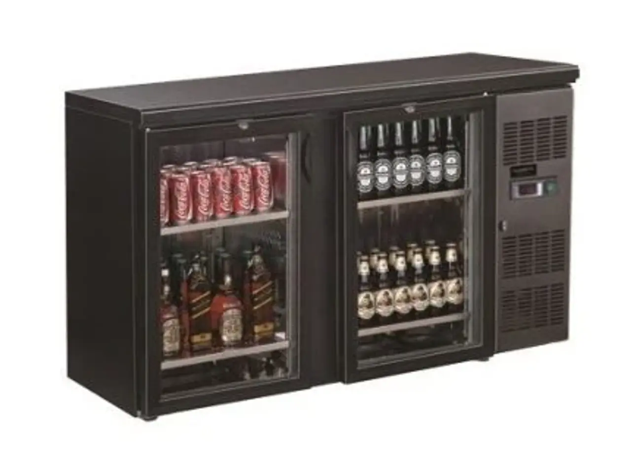 Billede 1 - Barkølebord 350 liter – med 2 glas låger