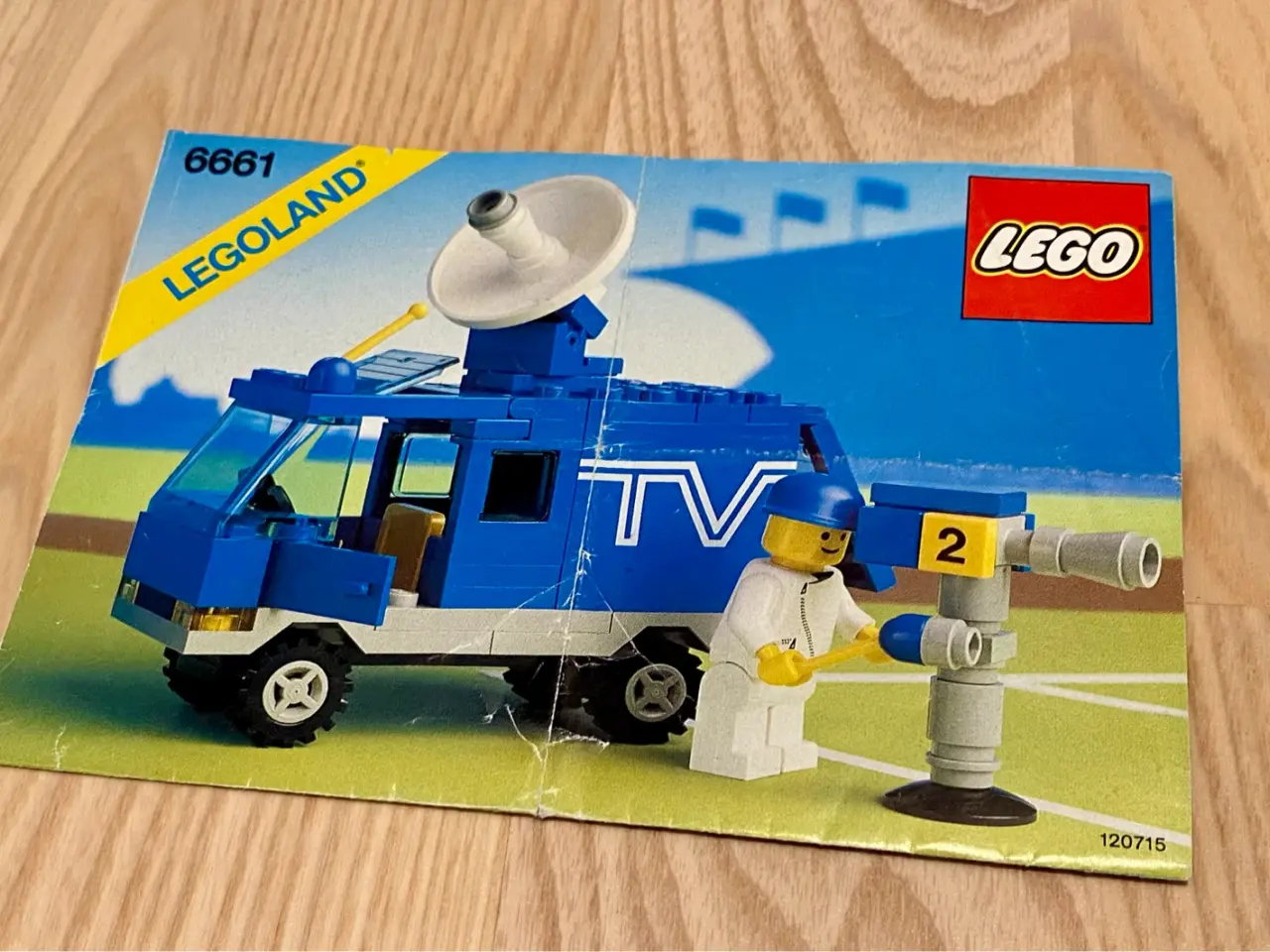 Billede 1 - Lego Town TV-vogn, 6661, fra 1989