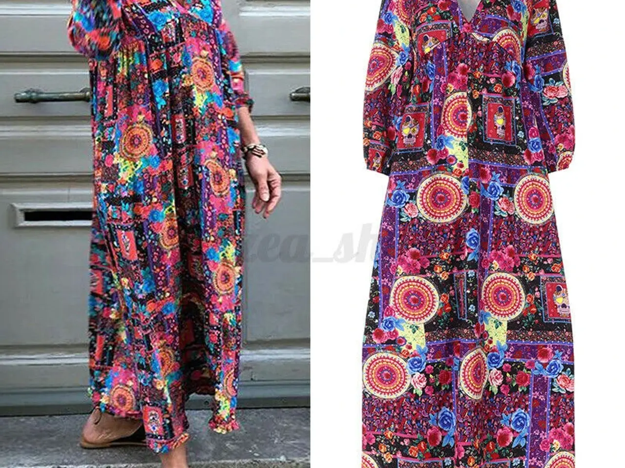 Billede 2 - kjole fra VONDA /Owersized dres. Str: S=M-M=L-48