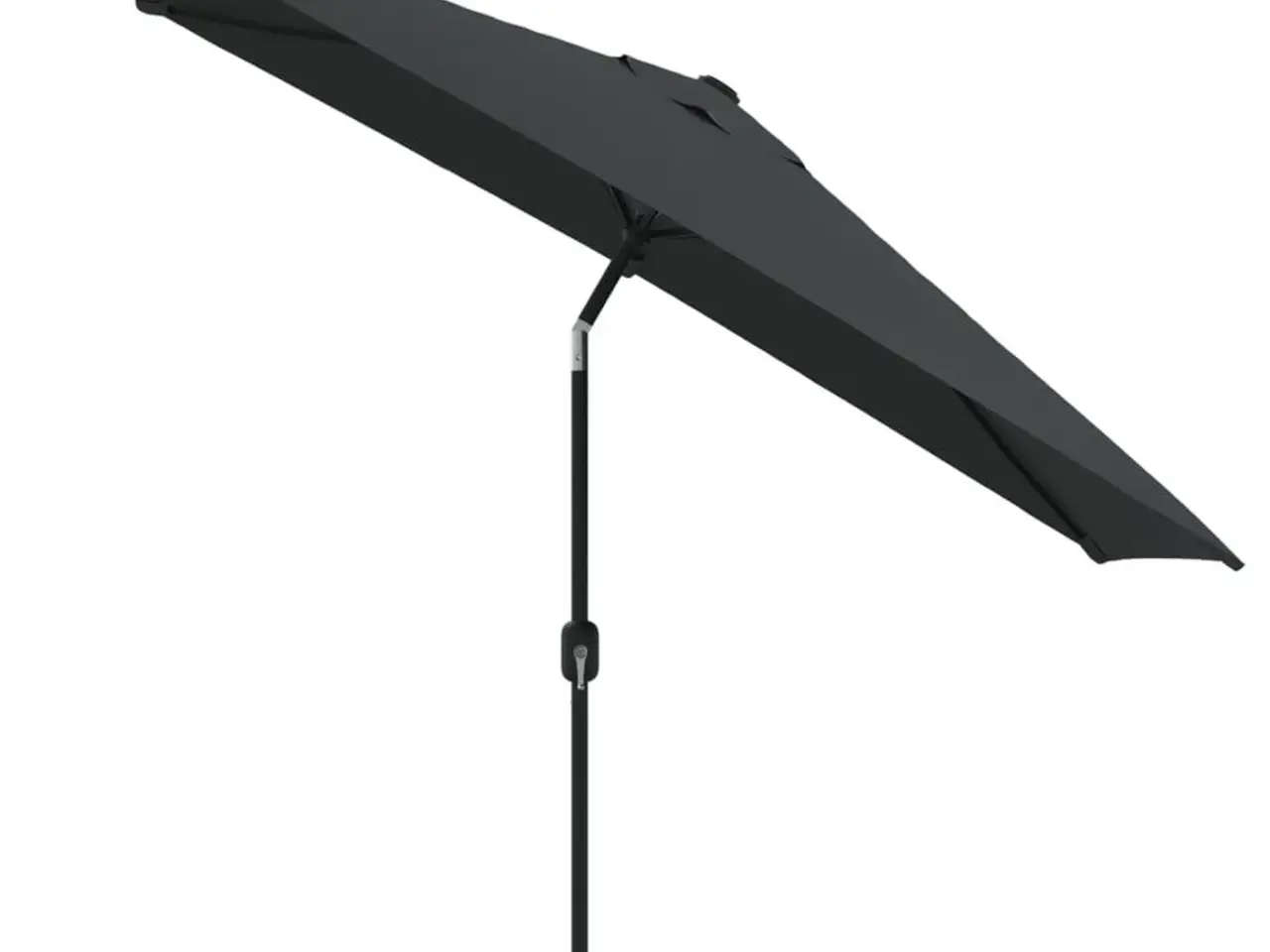 Billede 3 - Parasol med metalstang 300×200 cm - antracitgrå
