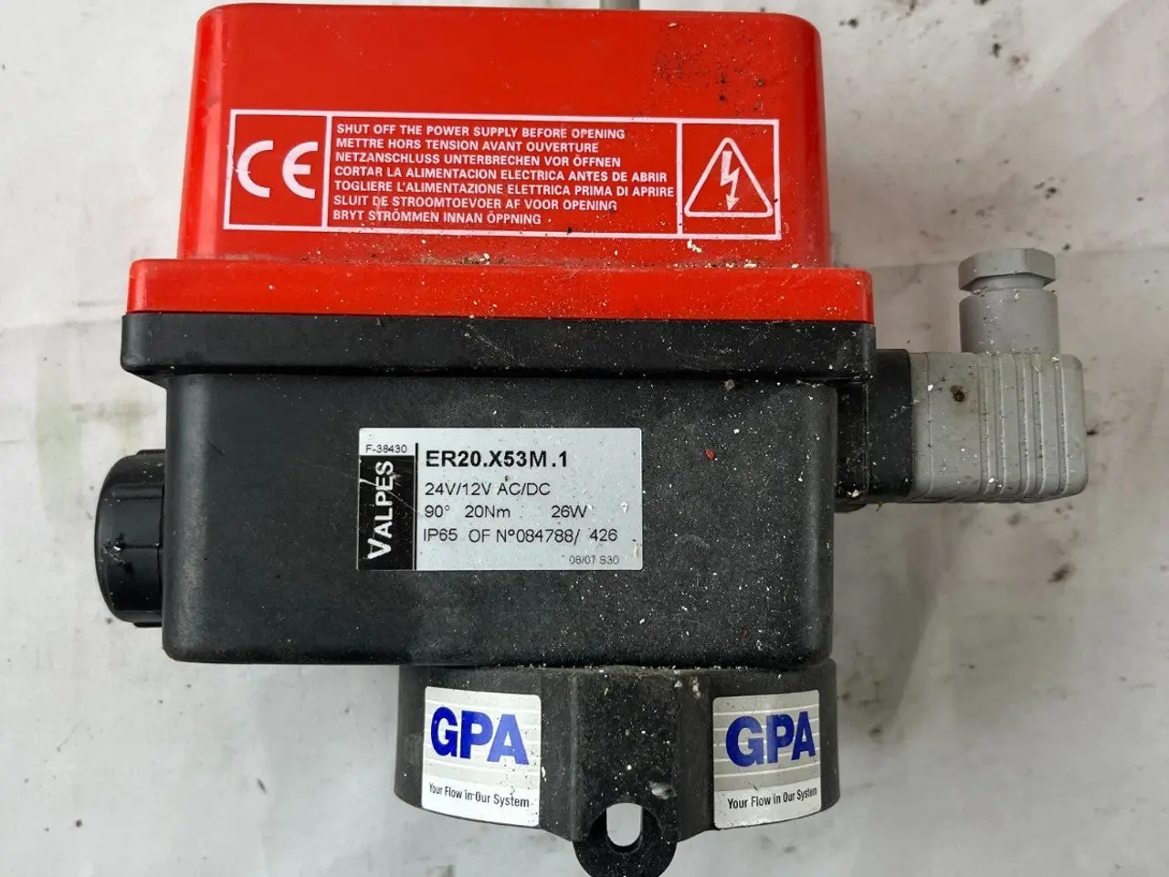Billede 5 - Valpes ER20.X53M.1 Electric ventil Actuator AC/DC