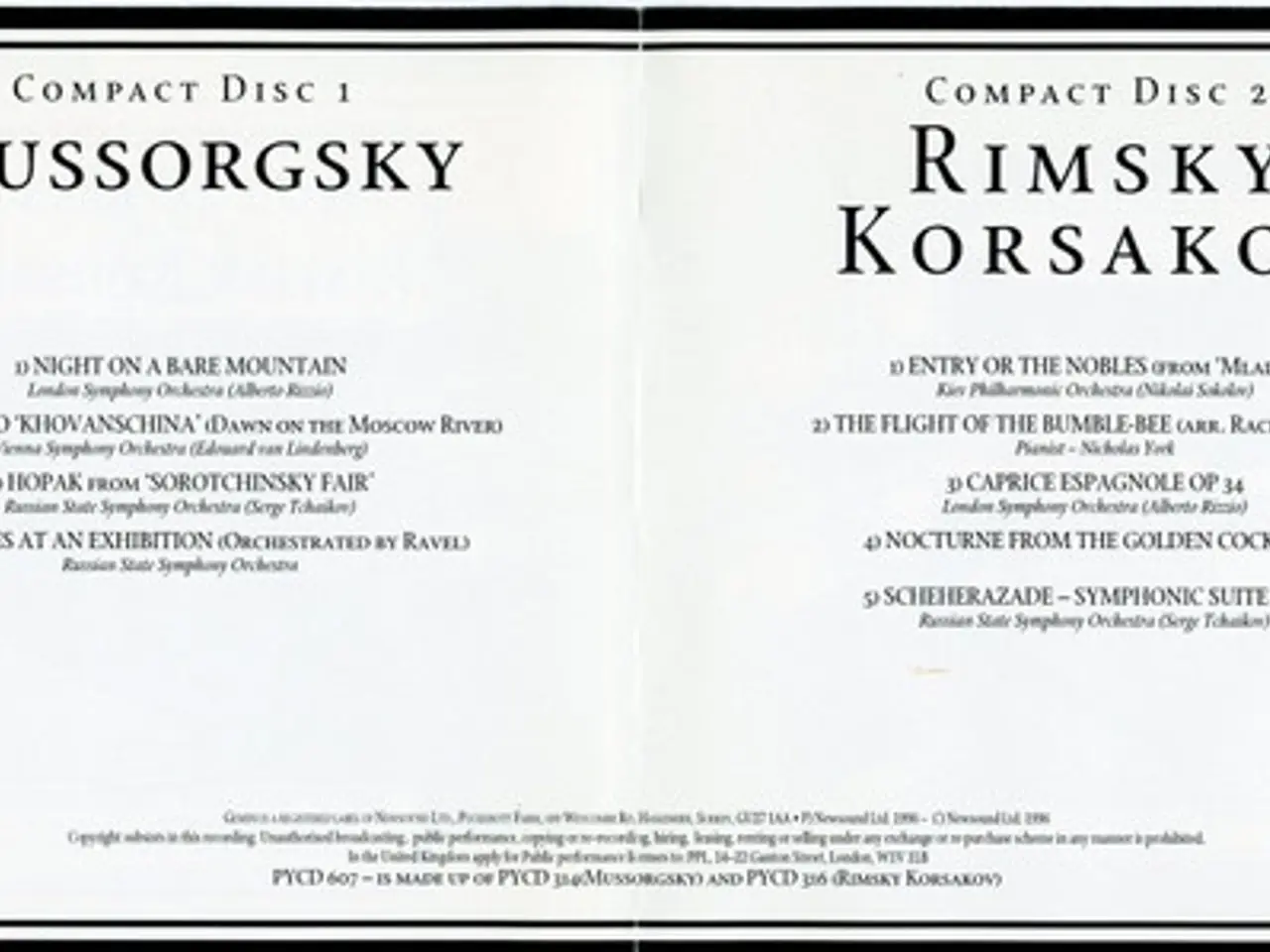 Billede 8 - Mussorgsky* & Rimsky… – Mussorgsky &… – 2CD