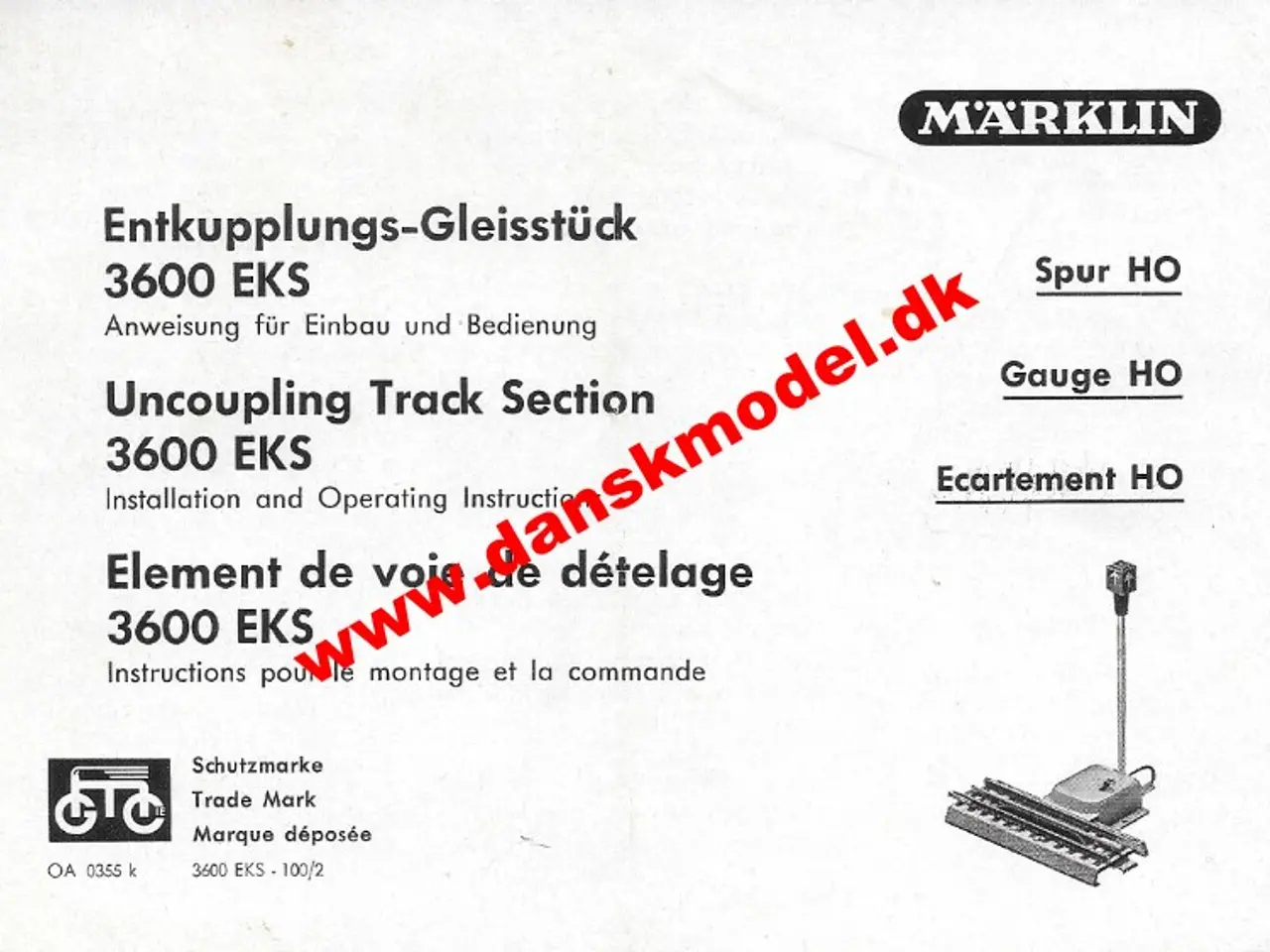 Billede 7 - Märklin Vintage afkoblingsskinne