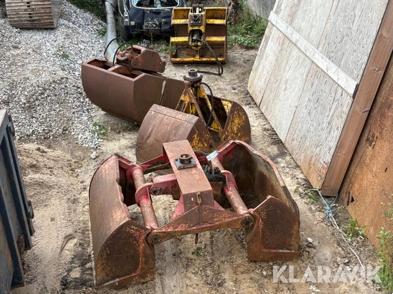 Billede 2 - Hydrauliske grabbe til lastbilkran, 4 Styk