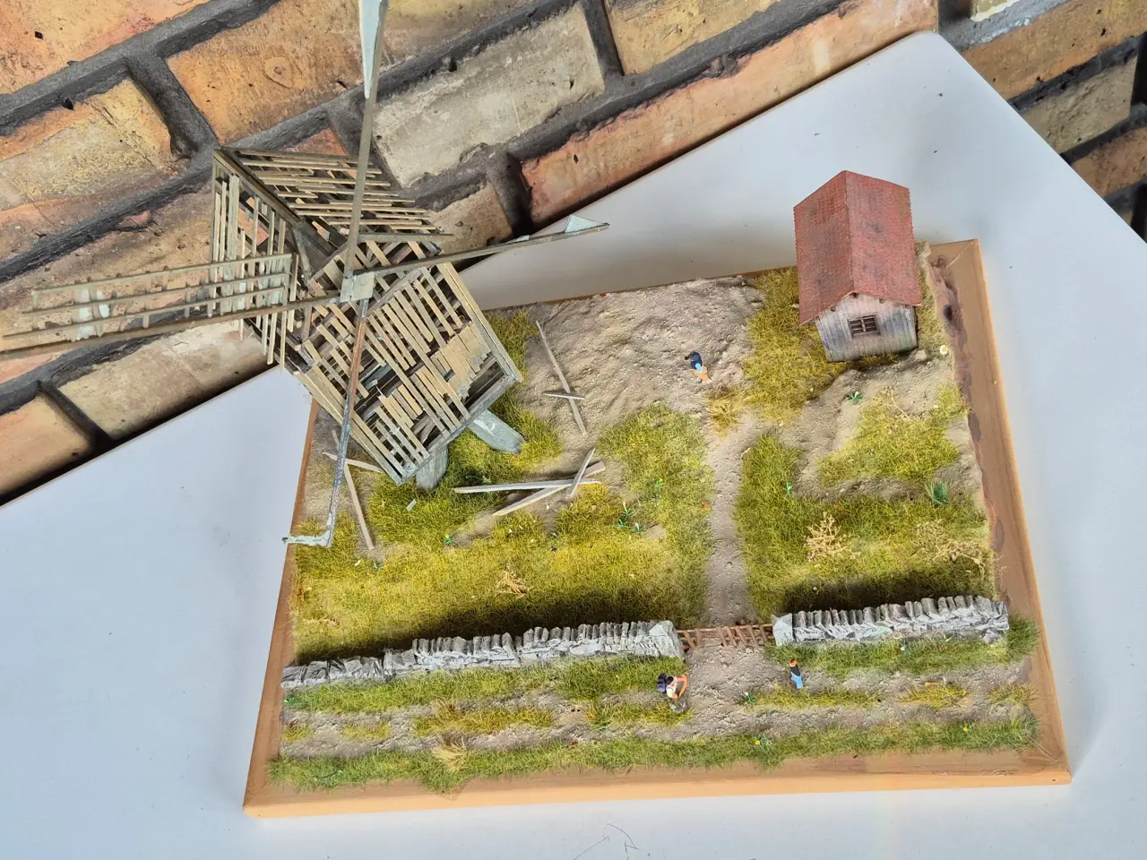Billede 19 - DIORAMA STUB MØLLE H0