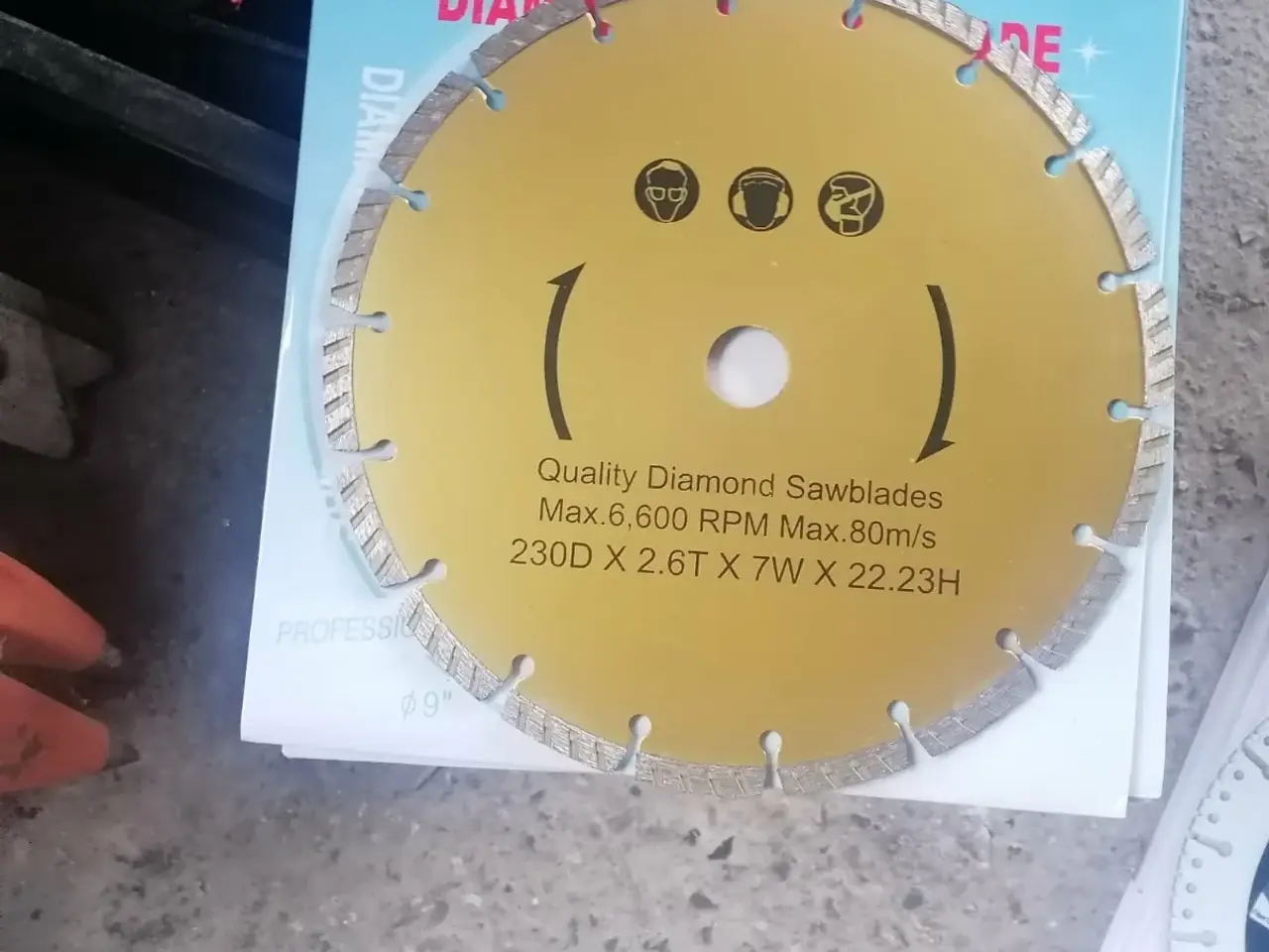 Billede 1 - 6stk Diamant klinger