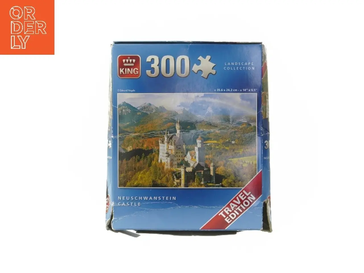 Billede 1 - 300-brikkers puslespil med Neuschwanstein Slot fra King (str. 17,5x15x3 cm)
