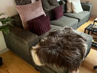 Flot sofa med chaiselong