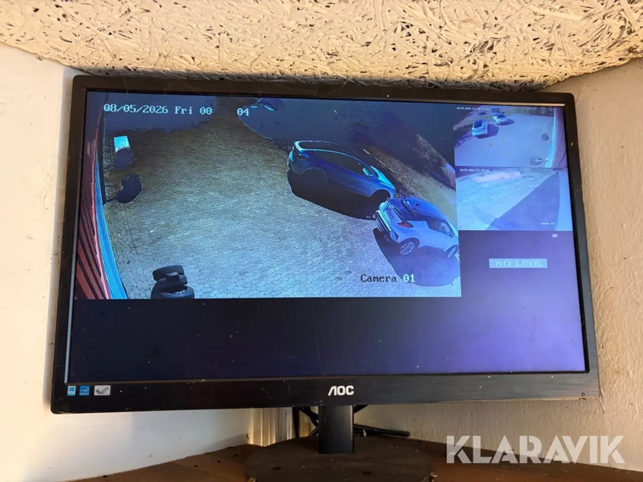 Billede 8 - Overvågningssystem CamVision 4 kamera med harddisk