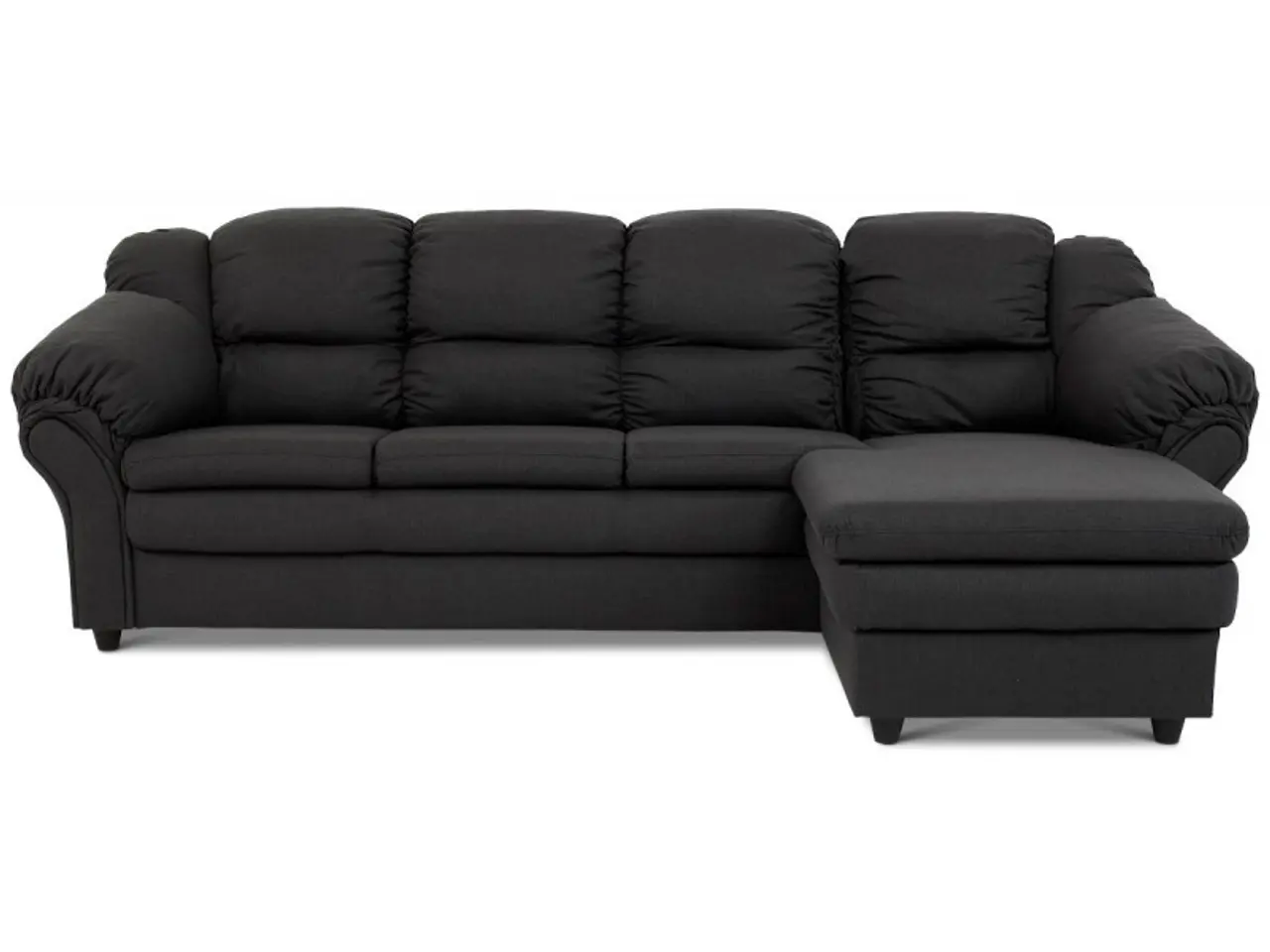 Billede 1 - Tønder ch. sofa - 4 pers. højre - Koksgrå Inari 95